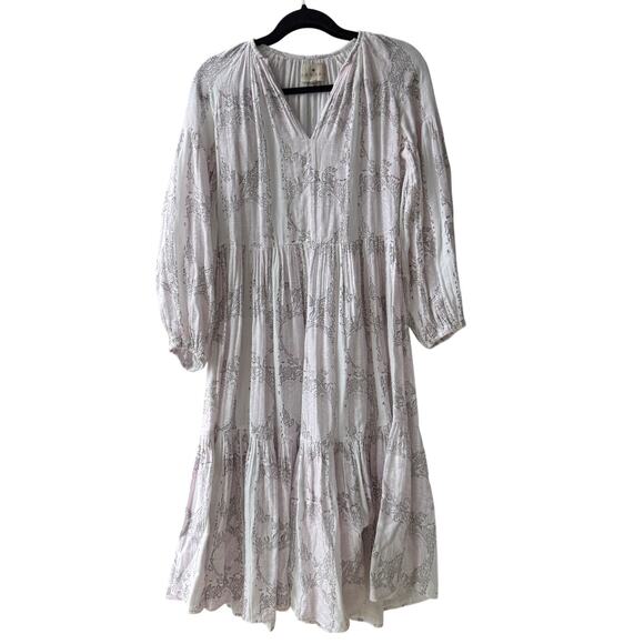 Hannah Dresses & Skirts - Hannah Artwear Floral Gauze Midi Dress